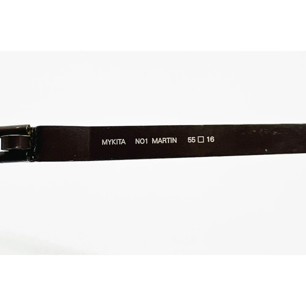 Mykita Eyeglasses Mens Black No1 Martin Handmade Germany 55-16-140